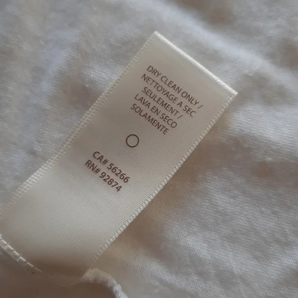 Ella Moss blue white embroidered tshirt small - Picture 6 of 11